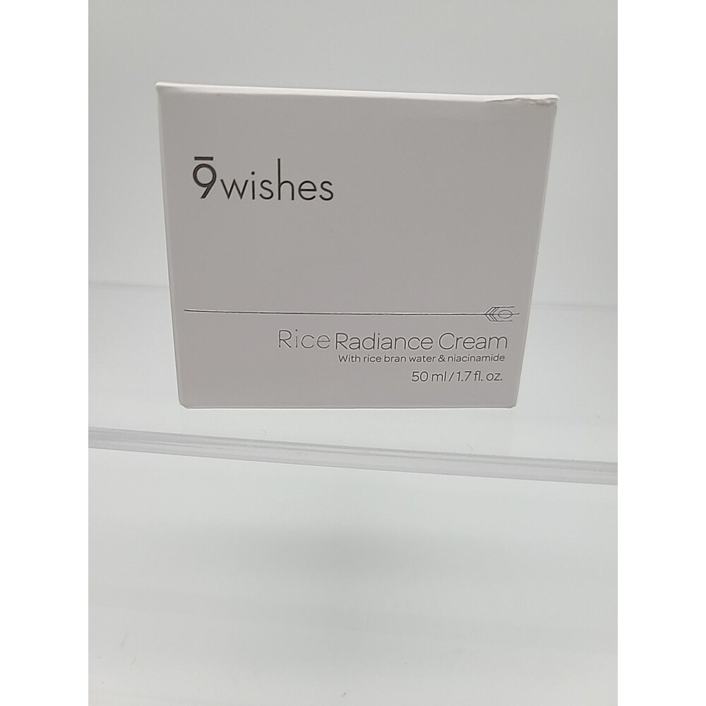9Wishes Rice Radiance Cream 1.7oz K-Beauty NIB Exp. 5/11/2028